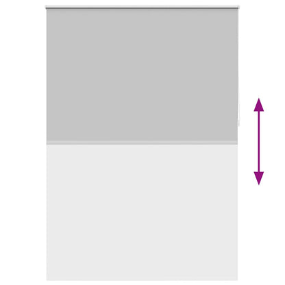 vidaXL Verdunkelungsrollo 144,4 x 230 cm, Stoffbreite 140 cm, grau