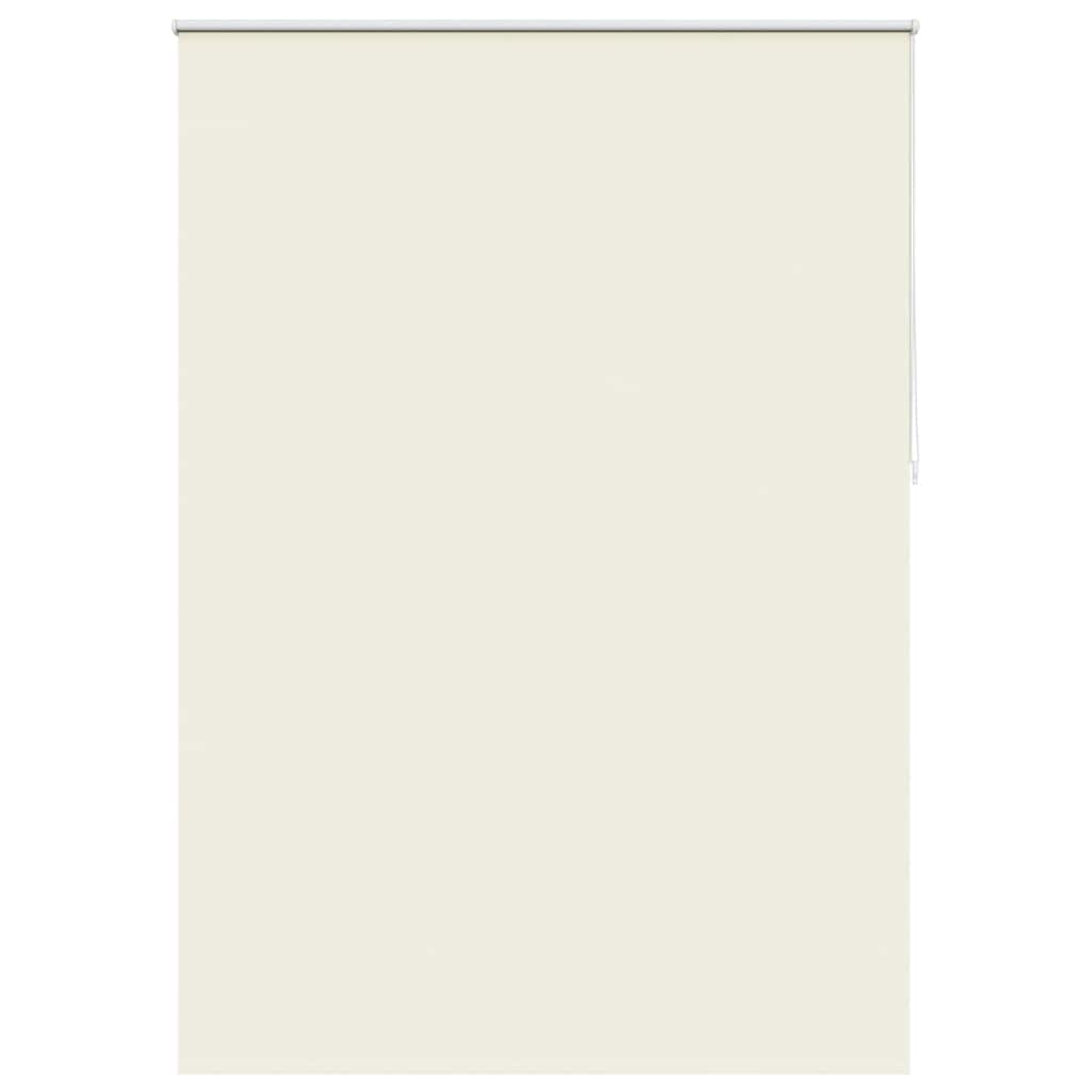 vidaXL Verdunkelungsrollo 164,4 x 230 cm, Stoffbreite 160 cm, Gebrochen Weiß