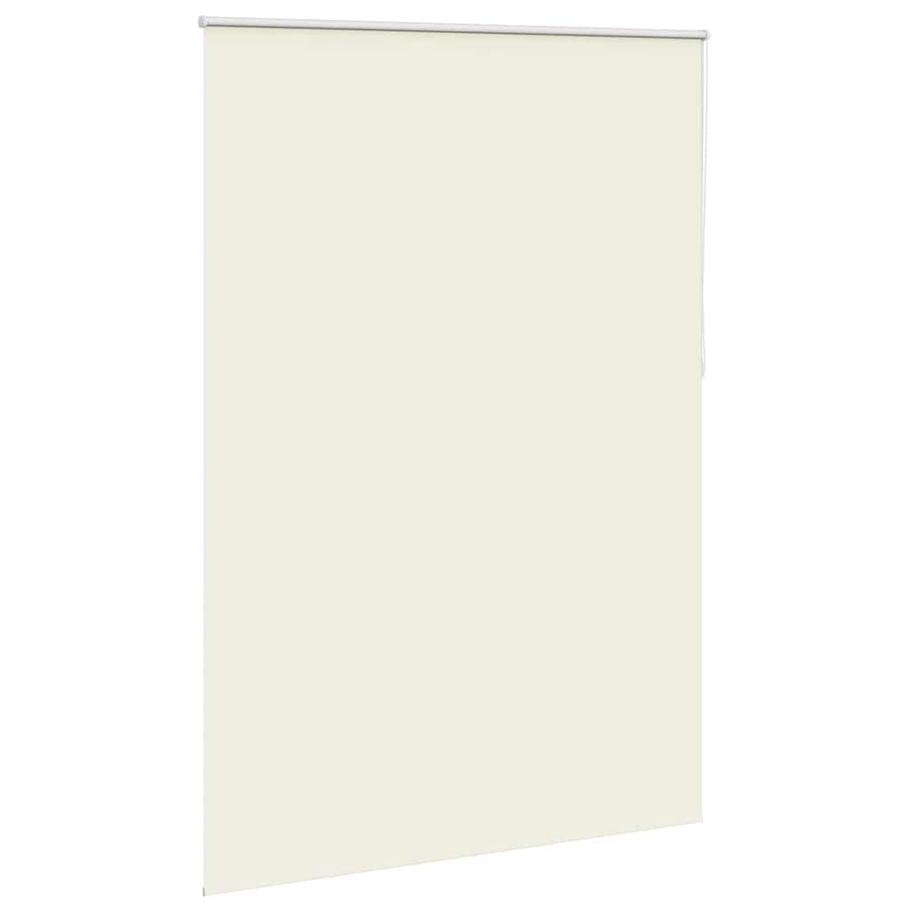 vidaXL Verdunkelungsrollo 164,4 x 230 cm, Stoffbreite 160 cm, Gebrochen Weiß