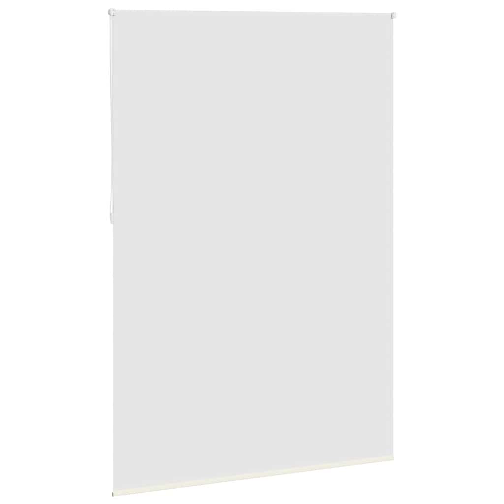 vidaXL Verdunkelungsrollo 164,4 x 230 cm, Stoffbreite 160 cm, Gebrochen Weiß