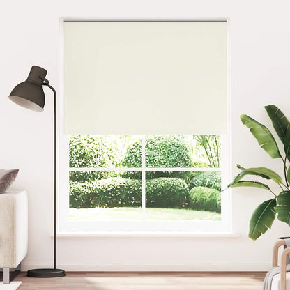 vidaXL Verdunkelungsrollo 164,4 x 230 cm, Stoffbreite 160 cm, Gebrochen Weiß