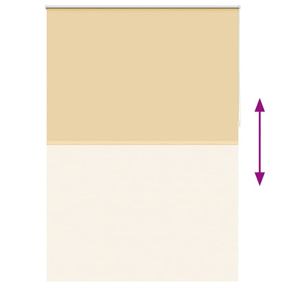 vidaXL Store occultant 164,4 x 230 cm, largeur de tissu 160 cm, beige