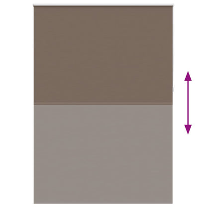 vidaXL Store occultant 164,4 x 230 cm, largeur de tissu 160 cm, marron café