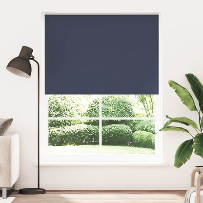 vidaXL Store occultant 164,4 x 230 cm, largeur du tissu 160 cm, bleu marine
