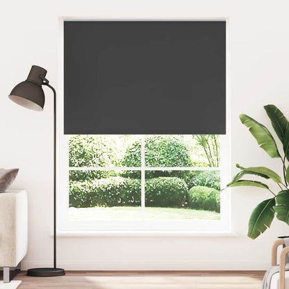 vidaXL Store occultant 164,4 x 230 cm, largeur du tissu 160 cm, noir