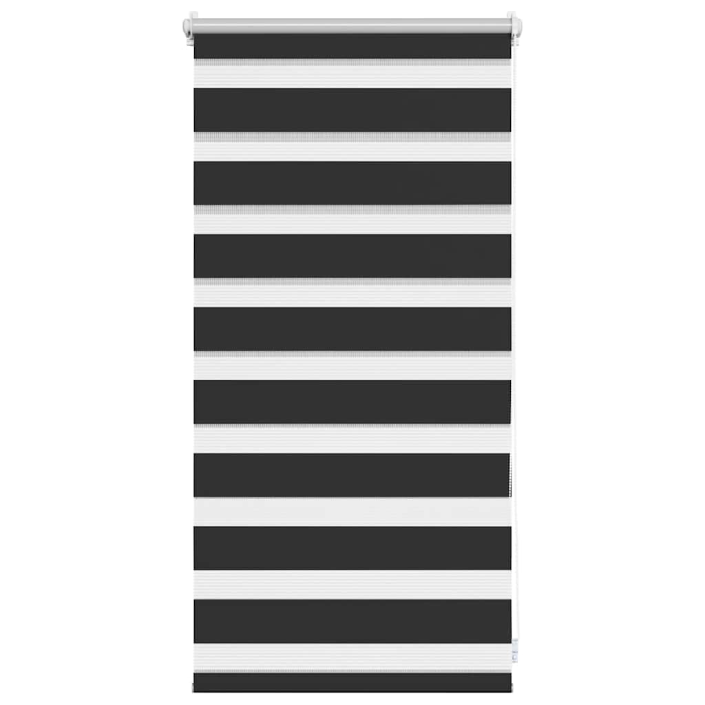 vidaXL Zebra-Rollo 40,9 x 100 cm, Stoffbreite 36,7 cm, schwarz