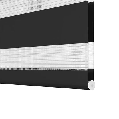 vidaXL Zebra-Rollo 40,9 x 100 cm, Stoffbreite 36,7 cm, schwarz