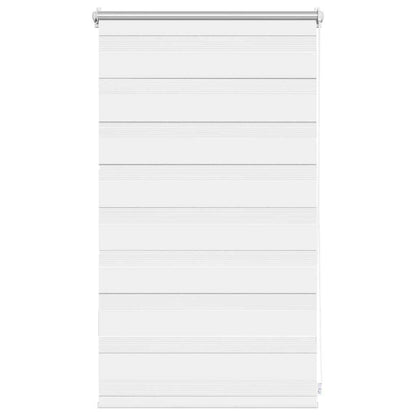 vidaXL Store zébré 50,9 x 100 cm, largeur du tissu 46,7 cm, blanc