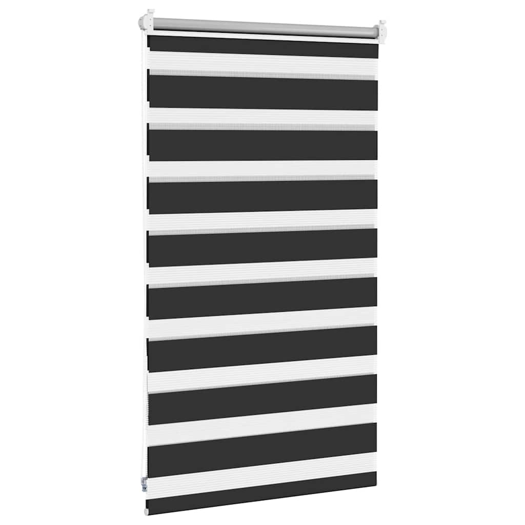vidaXL Store enrouleur jour nuit 50,9 x 100 cm, largeur de tissu 46,7 cm, noir