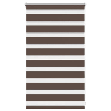 vidaXL Store zébré 50,9 x 100 cm, largeur du tissu 46,7 cm, marron café