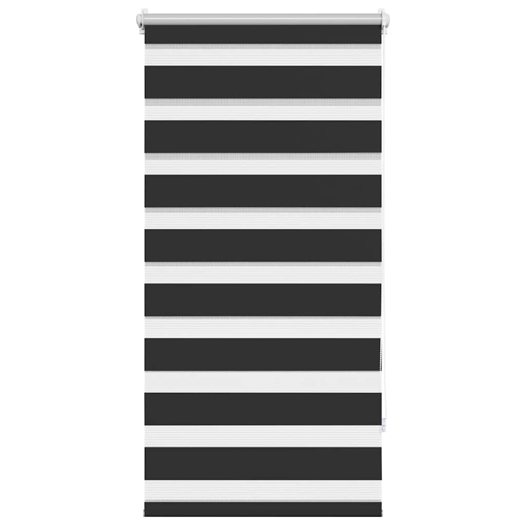 vidaXL Store enrouleur jour nuit 60,9 x 120 cm, largeur du tissu 56,7 cm, noir