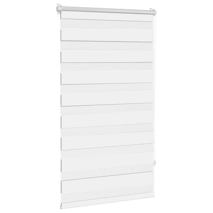 vidaXL Store Jour Nuit 70,9 x 120 cm, largeur de tissu 66,7 cm, blanc