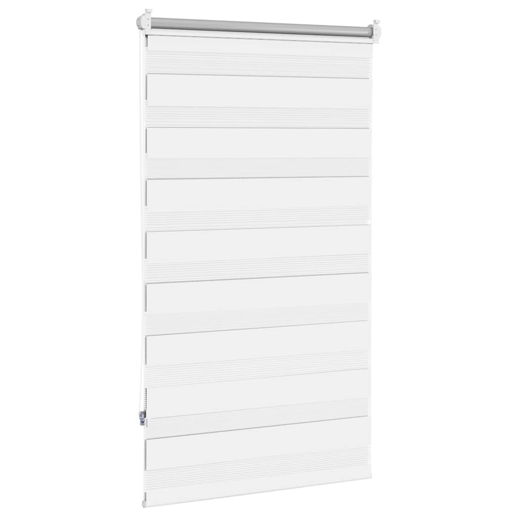 vidaXL Store Jour Nuit 70,9 x 120 cm, largeur de tissu 66,7 cm, blanc