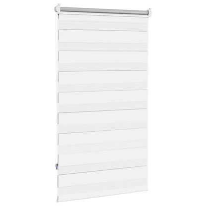 vidaXL Store Jour Nuit 70,9 x 120 cm, largeur de tissu 66,7 cm, blanc