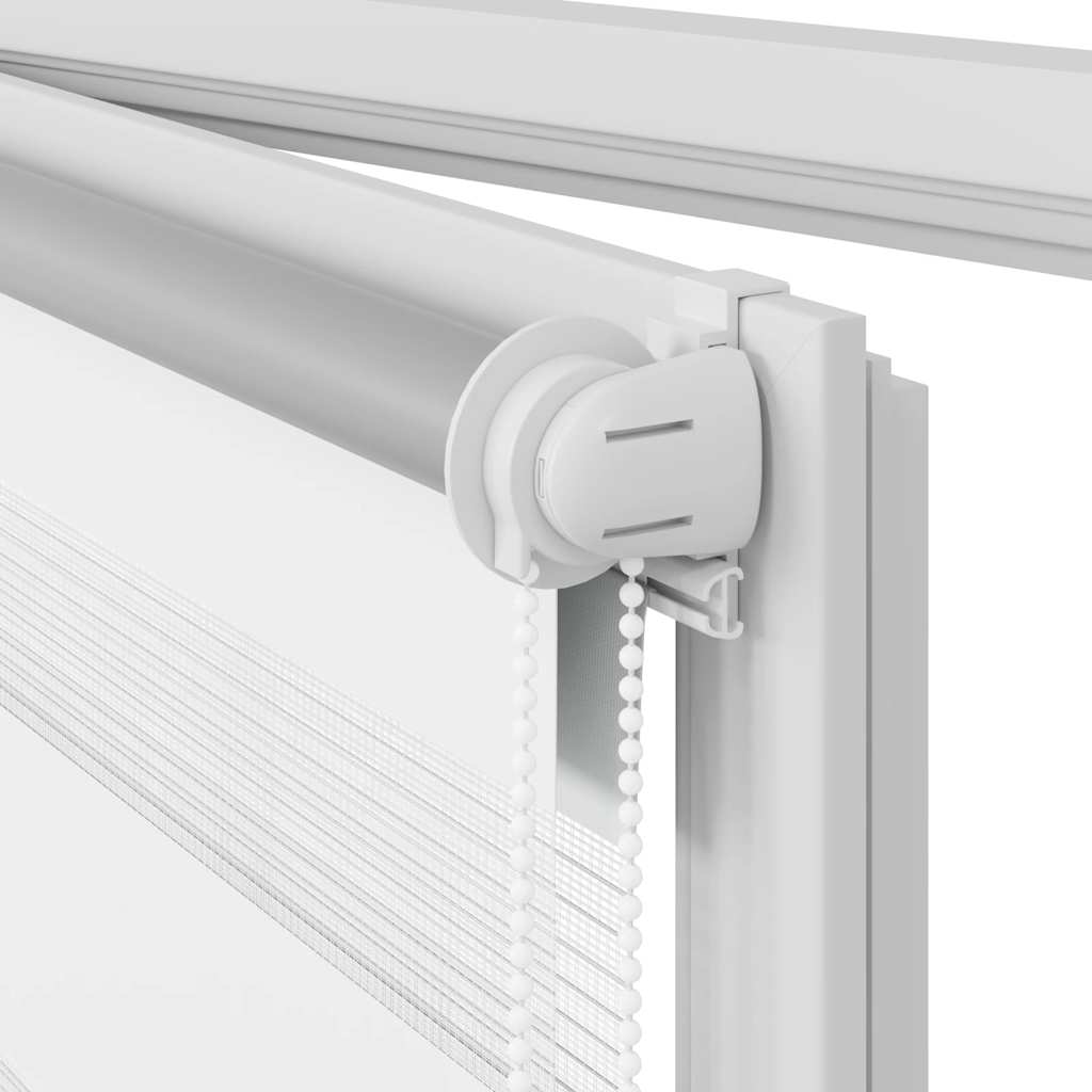 vidaXL Store Jour Nuit 70,9 x 120 cm, largeur de tissu 66,7 cm, blanc