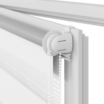 vidaXL Store Jour Nuit 70,9 x 120 cm, largeur de tissu 66,7 cm, blanc