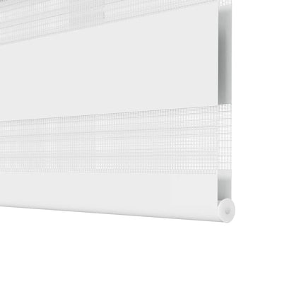 vidaXL Store Jour Nuit 70,9 x 120 cm, largeur de tissu 66,7 cm, blanc