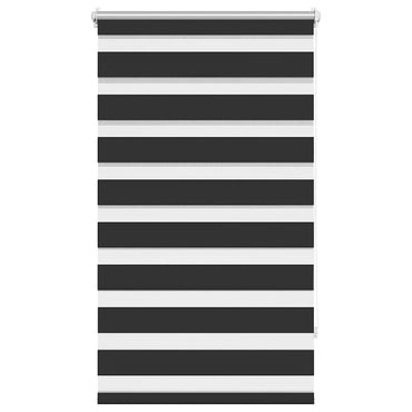 vidaXL Store double tissu 70,9 x 120 cm, largeur de tissu 66,7 cm, noir