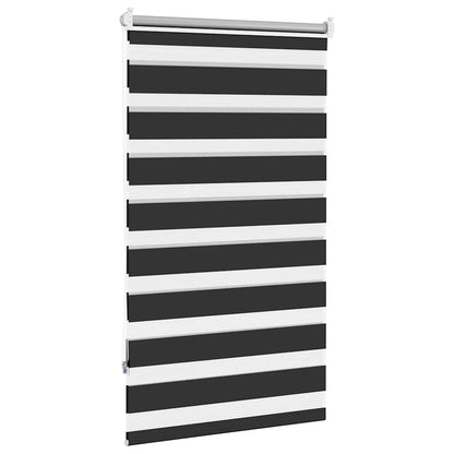 vidaXL Store double tissu 70,9 x 120 cm, largeur de tissu 66,7 cm, noir