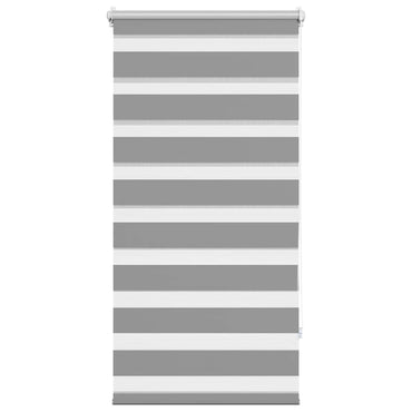 vidaXL Store enrouleur jour nuit 80,9 x 150 cm Largeur du tissu 76,7 cm Gris