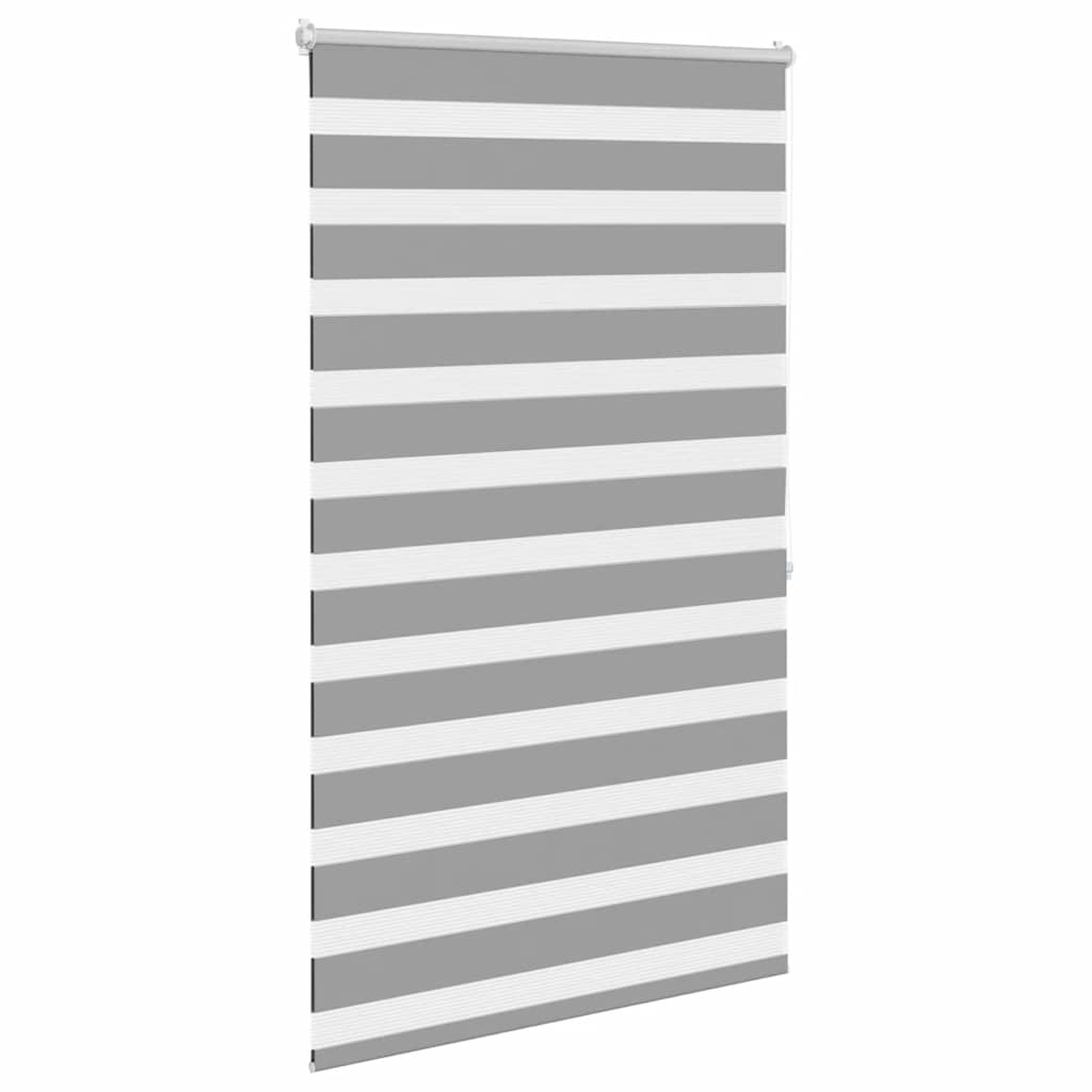 vidaXL Store enrouleur jour nuit 80,9 x 175 cm, largeur de tissu 76,7 cm, gris