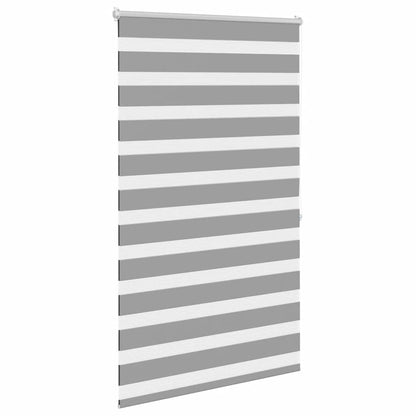 vidaXL Store enrouleur jour nuit 80,9 x 175 cm, largeur de tissu 76,7 cm, gris