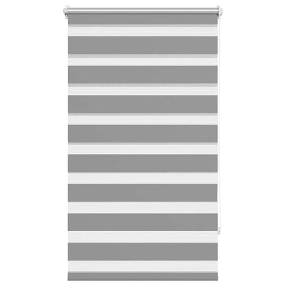 vidaXL Store enrouleur jour nuit 90,9 x 150 cm, largeur de tissu 86,7 cm, gris