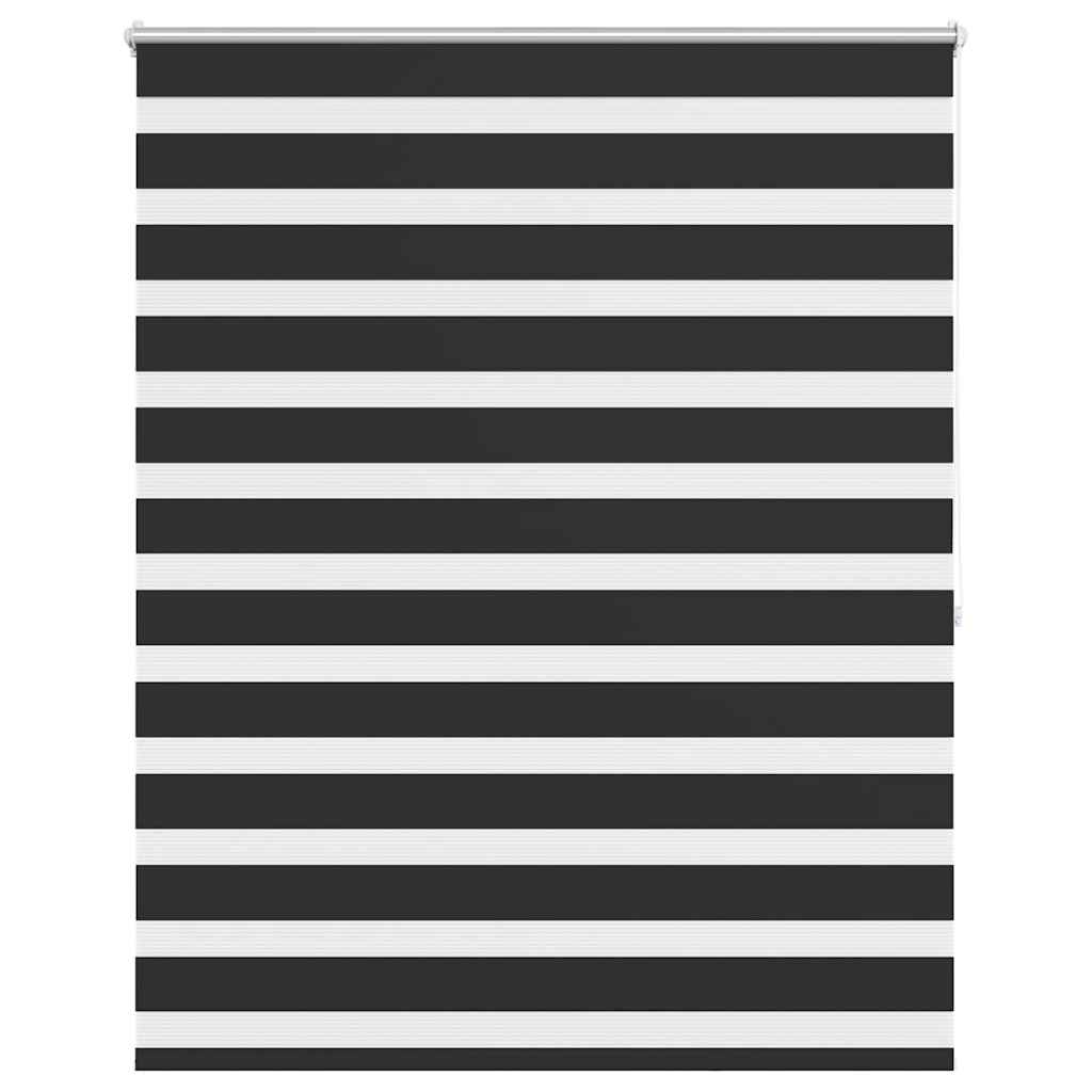 vidaXL Store bateau zèbre 120,9 x 175 cm, largeur du tissu 116,7 cm, noir