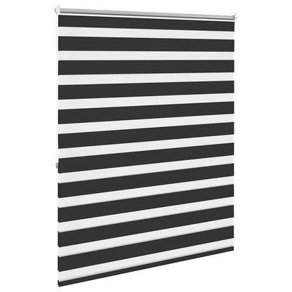 vidaXL Store bateau zèbre 120,9 x 175 cm, largeur du tissu 116,7 cm, noir