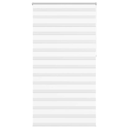 vidaXL Store enrouleur double 120,9 x 230 cm, largeur du tissu 116,7 cm, blanc