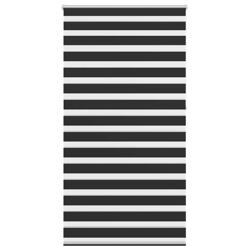 vidaXL Zebra-Rollo 120,9 x 230 cm, Stoffbreite 116,7 cm, schwarz