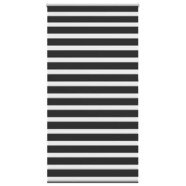 vidaXL Zebra-Rollo 120,9 x 230 cm, Stoffbreite 116,7 cm, schwarz