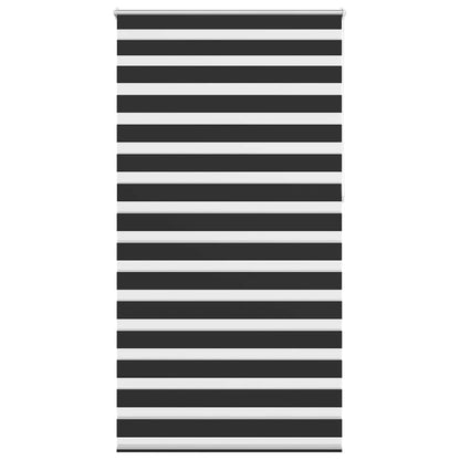 vidaXL Zebra-Rollo 120,9 x 230 cm, Stoffbreite 116,7 cm, schwarz
