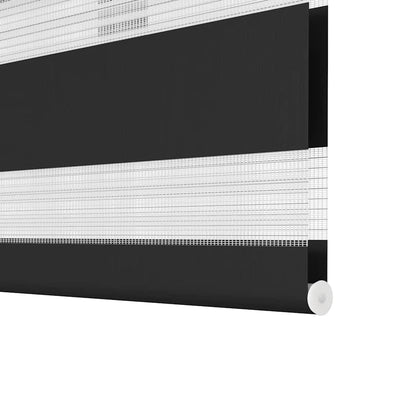 vidaXL Zebra-Rollo 120,9 x 230 cm, Stoffbreite 116,7 cm, schwarz