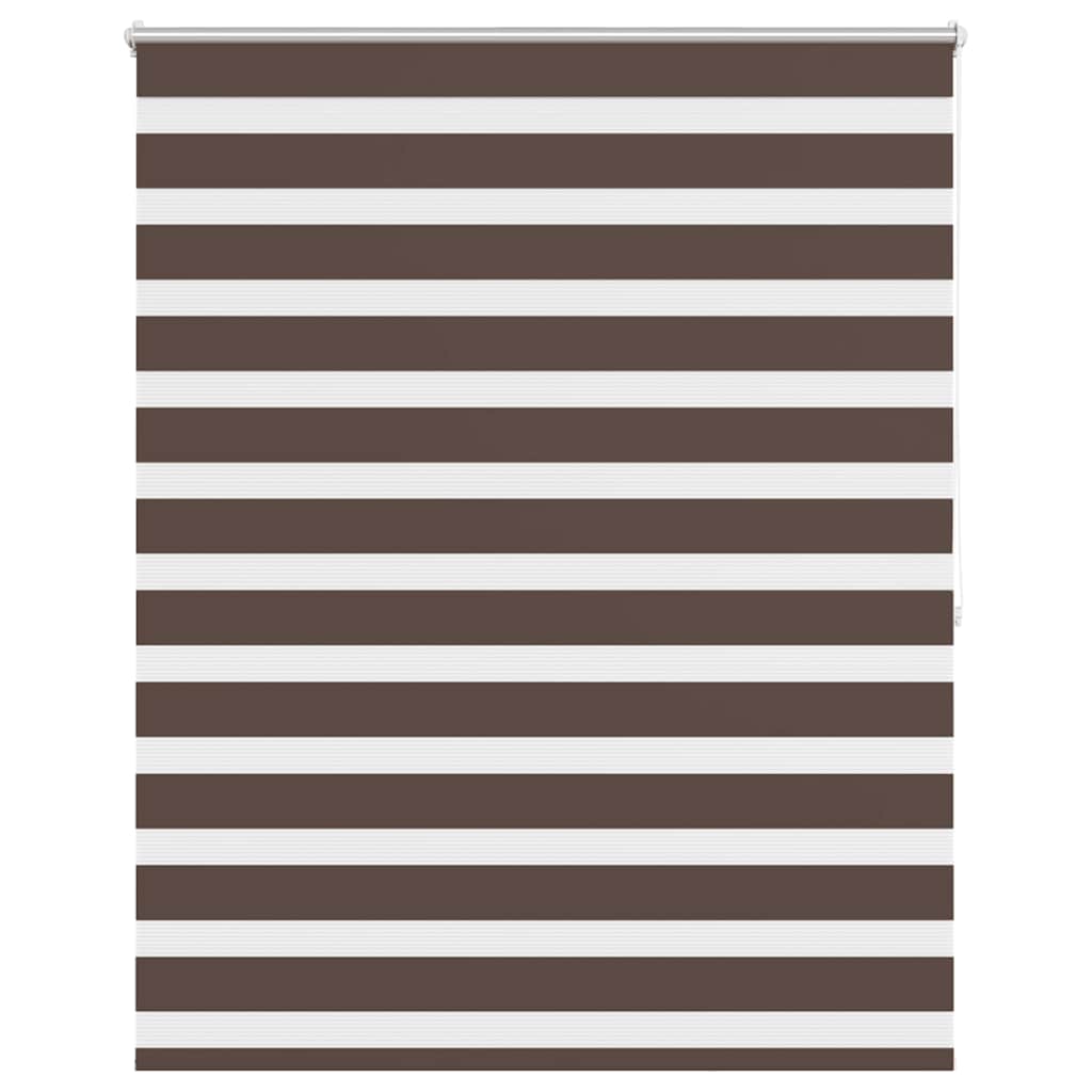 vidaXL Store enrouleur jour nuit 140,9 x 175 cm, largeur du tissu 136,7 cm, marron café