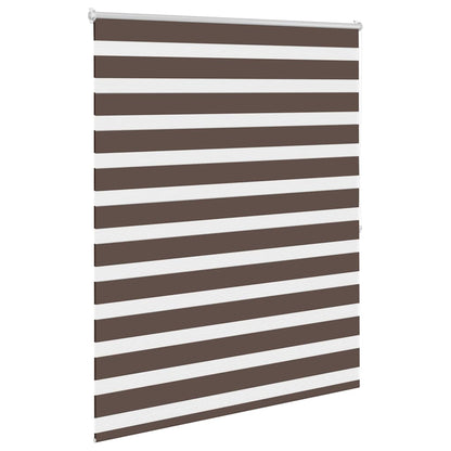 vidaXL Store enrouleur jour nuit 140,9 x 175 cm, largeur du tissu 136,7 cm, marron café