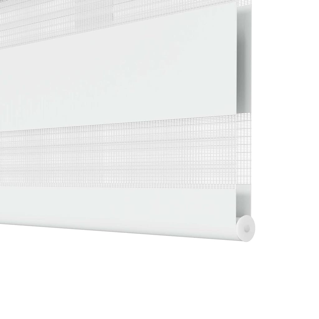 vidaXL Zebra-Rollo 40,9 x 100 cm, Stoffbreite 36,7 cm, Weiß