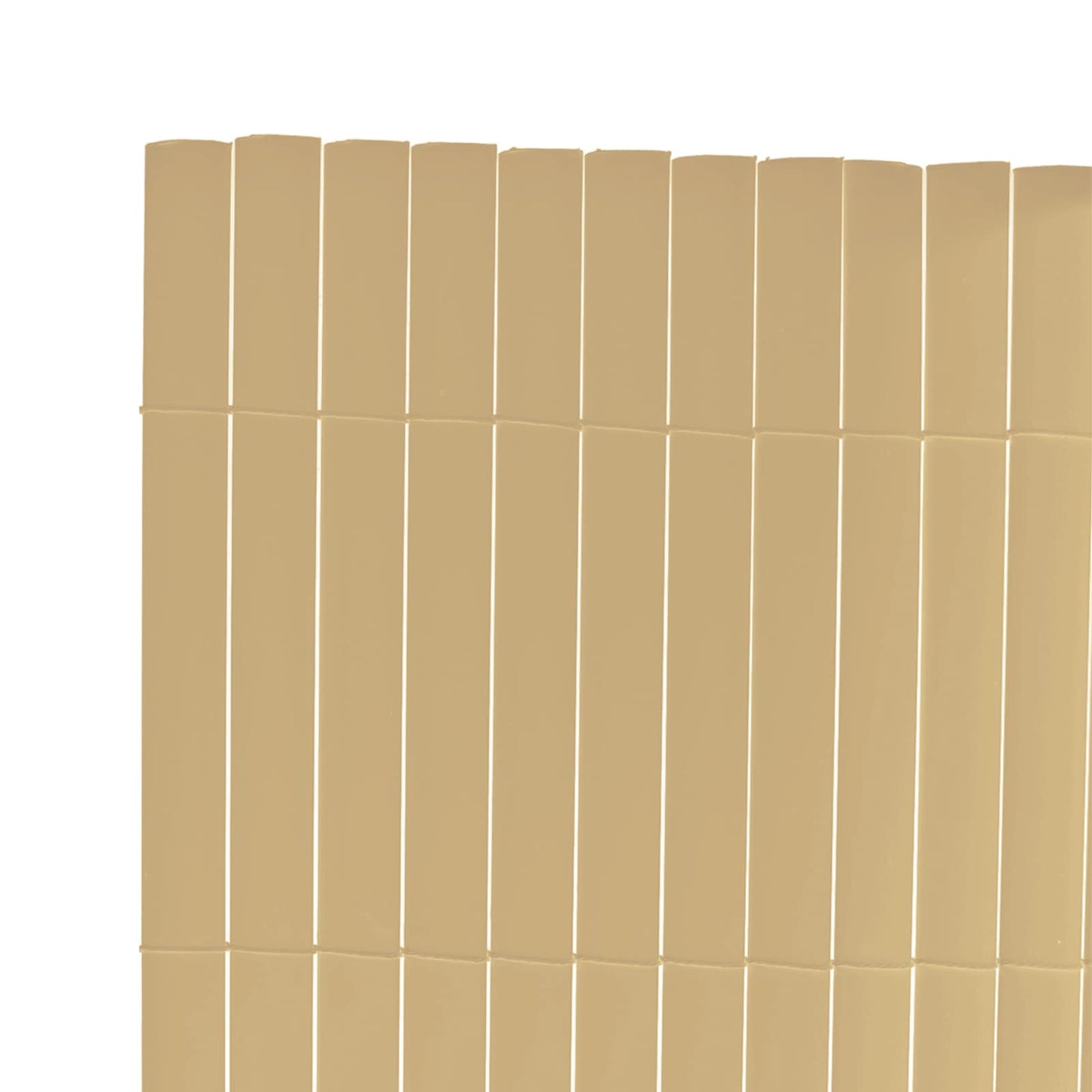 vidaXL Panneaux de clôture PVC jaunes