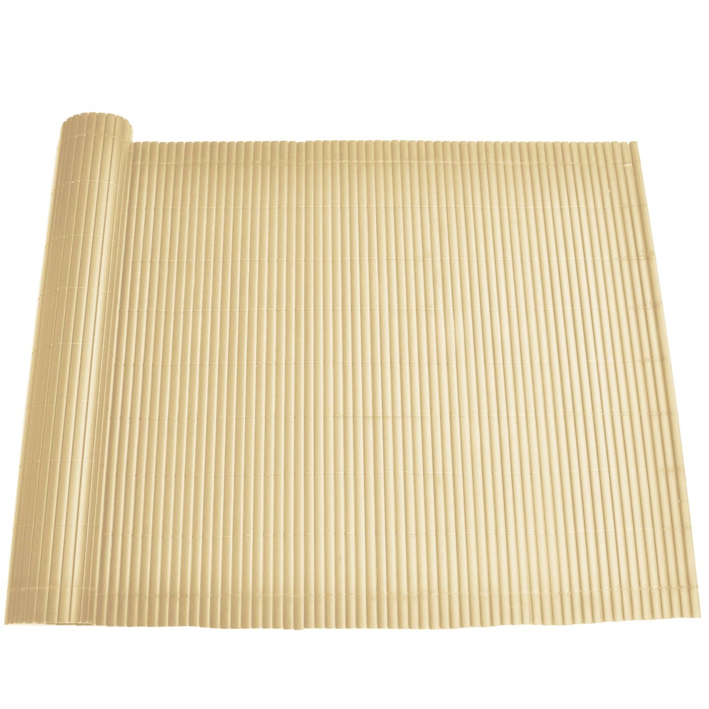 vidaXL Panneaux de clôture PVC jaunes
