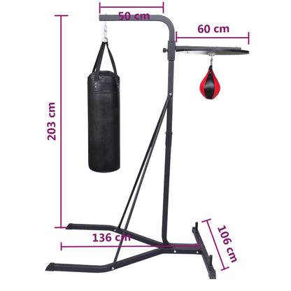 Station de boxe 2-en-1