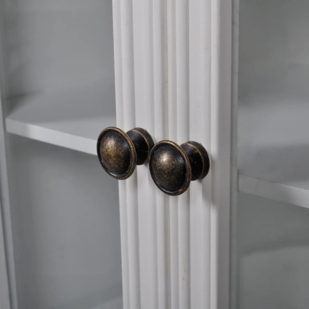 vidaXL Schrank 2 Türen 1 Schublade Weiß MDF