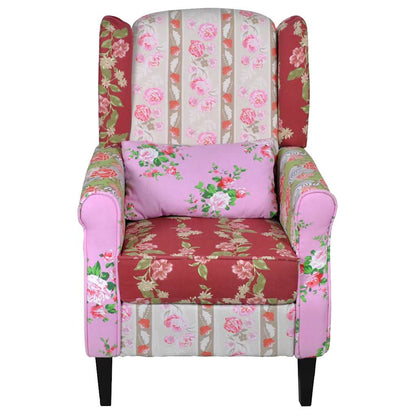 vidaXL Sessel mit Patchwork-Design Stoff