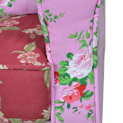 vidaXL Sessel mit Patchwork-Design Stoff