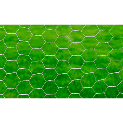 vidaXL Grillage pour poulailler Acier galvanisé 25x1 m Argenté