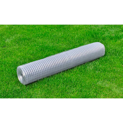 vidaXL Grillage Acier galvanisé 10x1 m Argenté