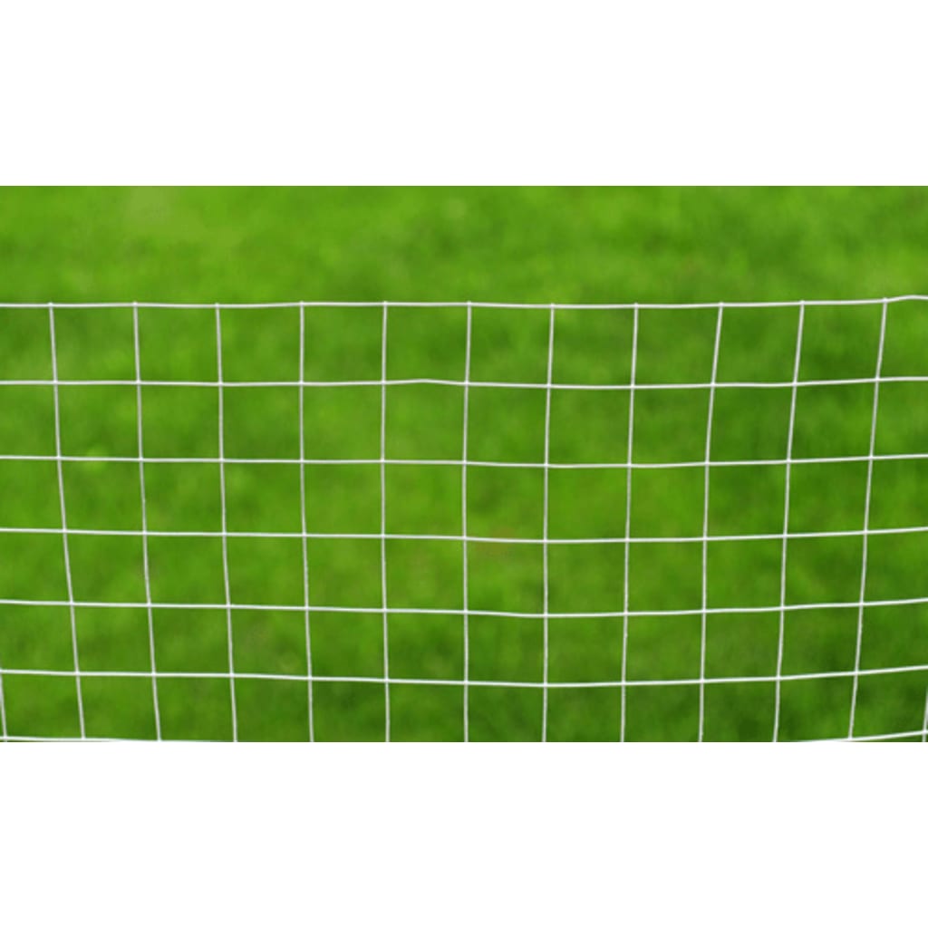 vidaXL Maschendraht Verzinkter Stahl 25x1 m Silbern