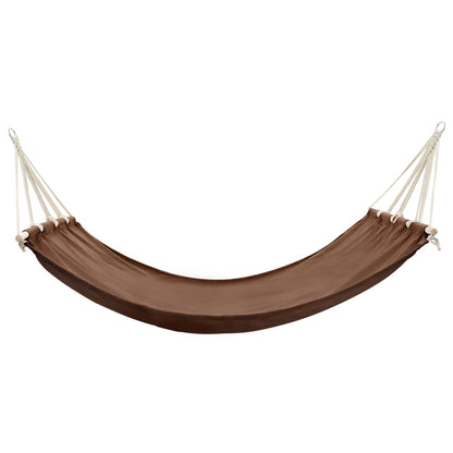 Hamac Support de hamac Chaise longue de jardin Hamacs marron
