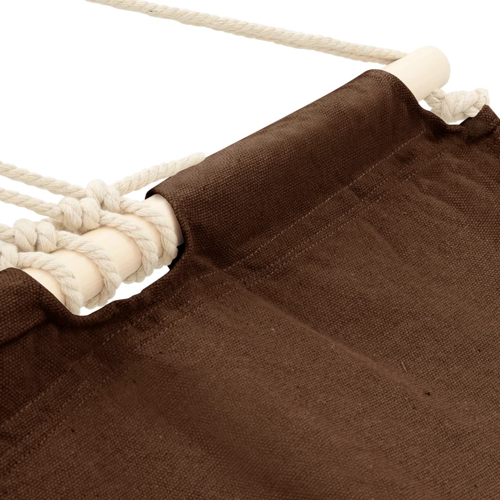 Hamac Support de hamac Chaise longue de jardin Hamacs marron