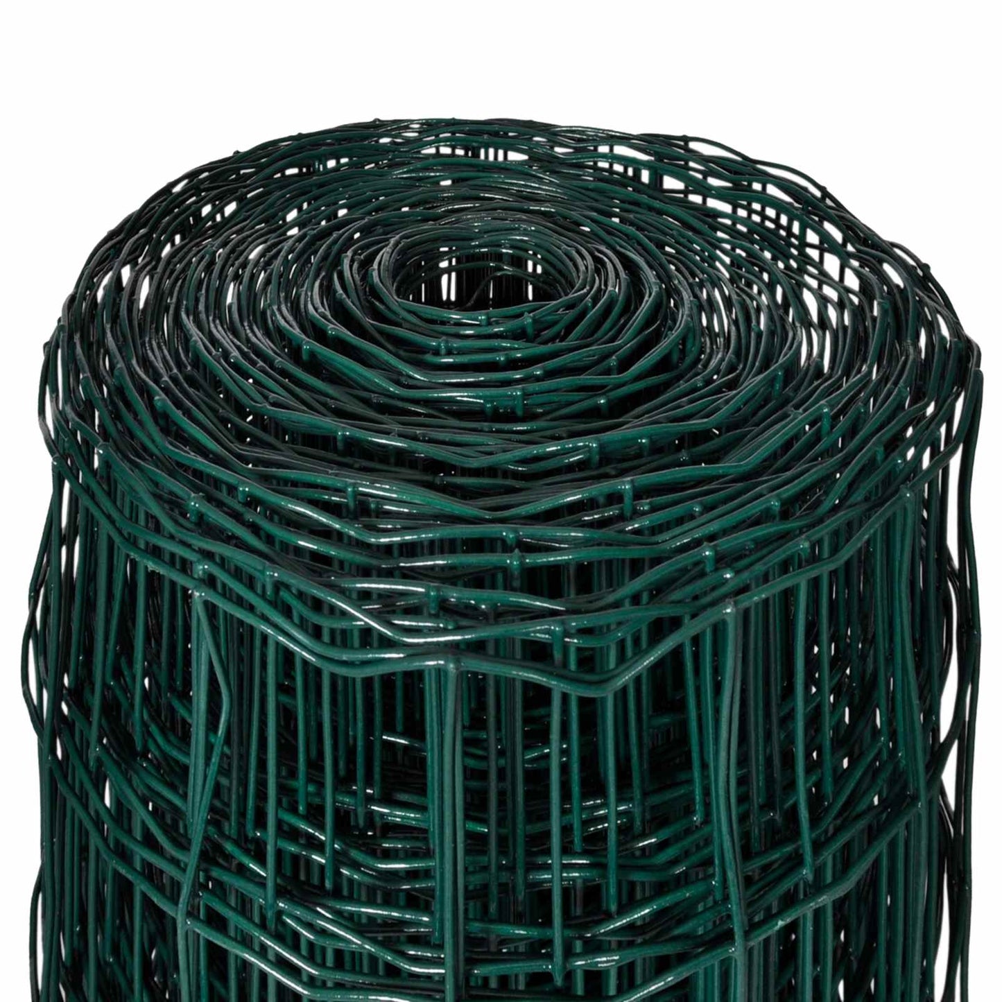 vidaXL Grillage Euro Vert 1000 x 180 cm Fer Enduit de PVC