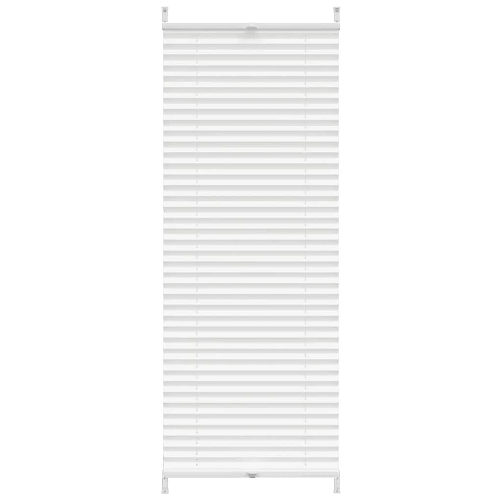 vidaXL Store plissé occultant 40 × 100 cm Blanc